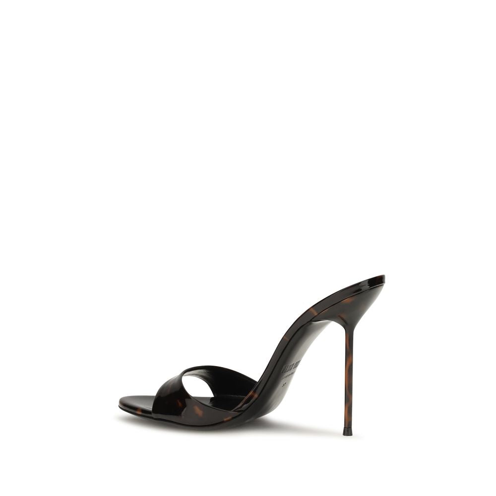 Black Calf Leather Bos Taurus Mules
