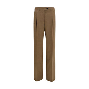 Brown Wool Oves Aries Dress Pants