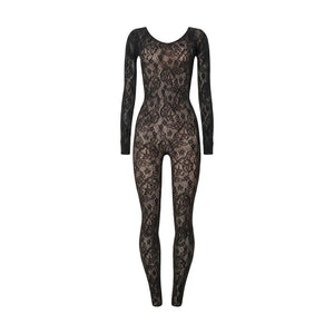 Black Polyamide Jumpsuit