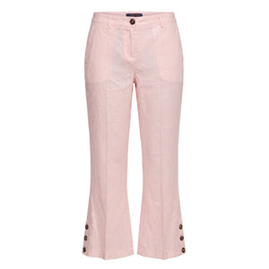 Pink Flax Women Pants