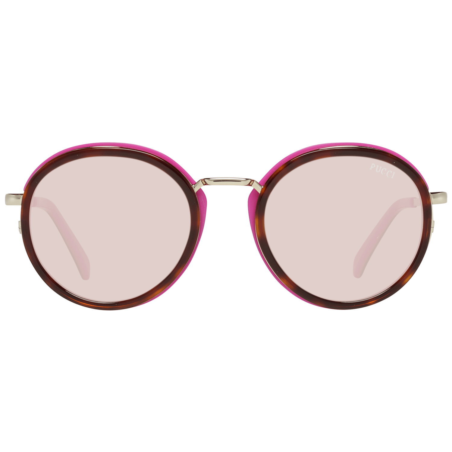 Brown Metal & Plastic Sunglasses