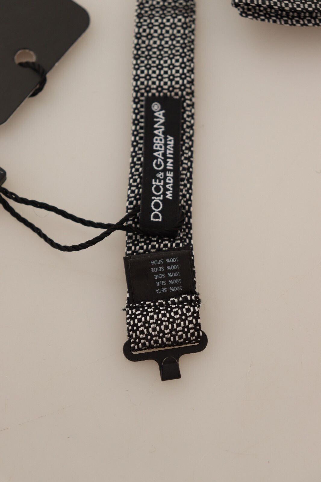 Multicolor Patterned Adjustable Neck Papillon Bow Tie