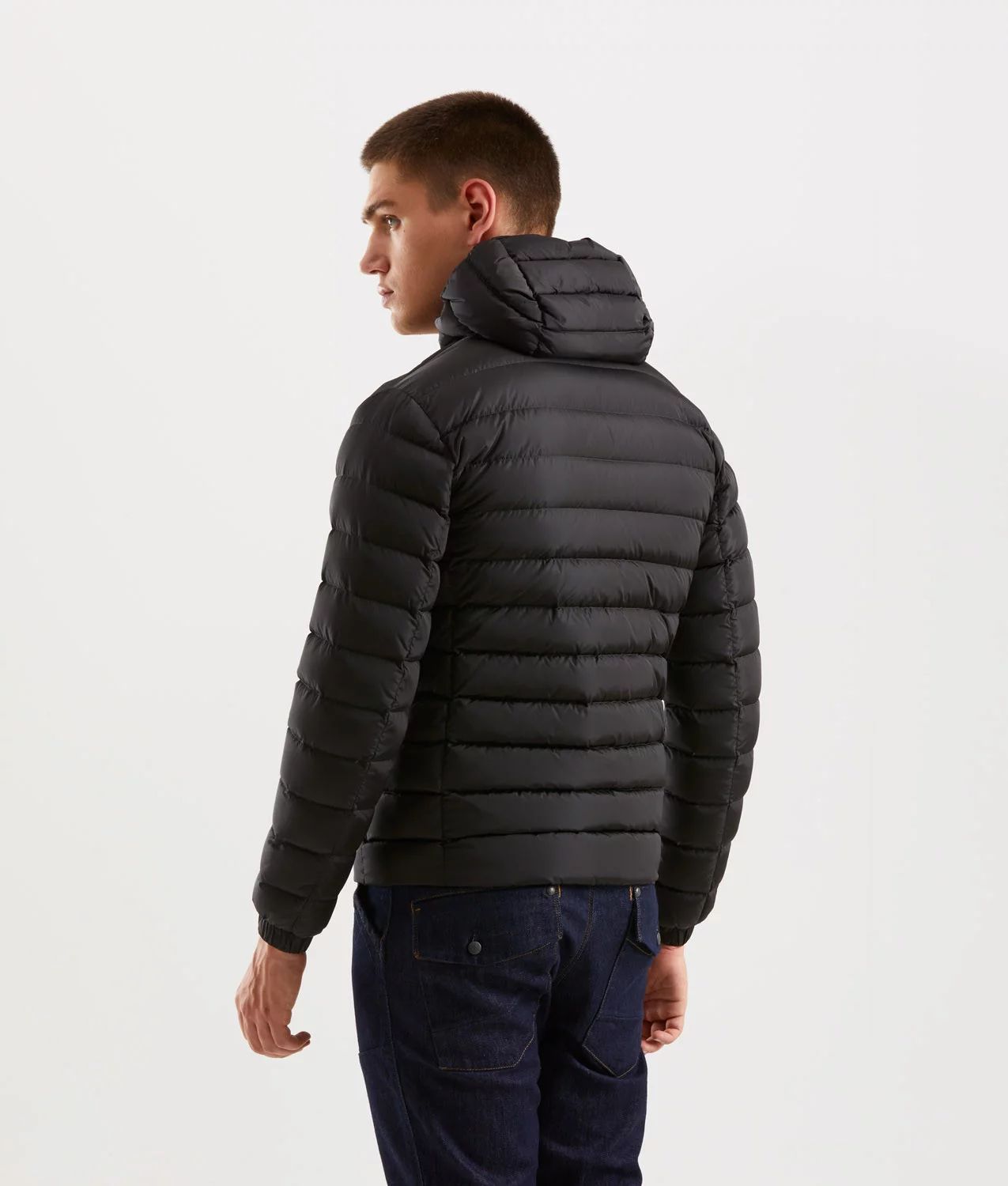 Black Nylon Men's Jacket