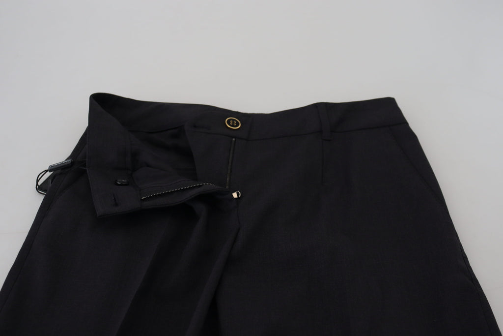 Grey Women Formal Tapered Pants