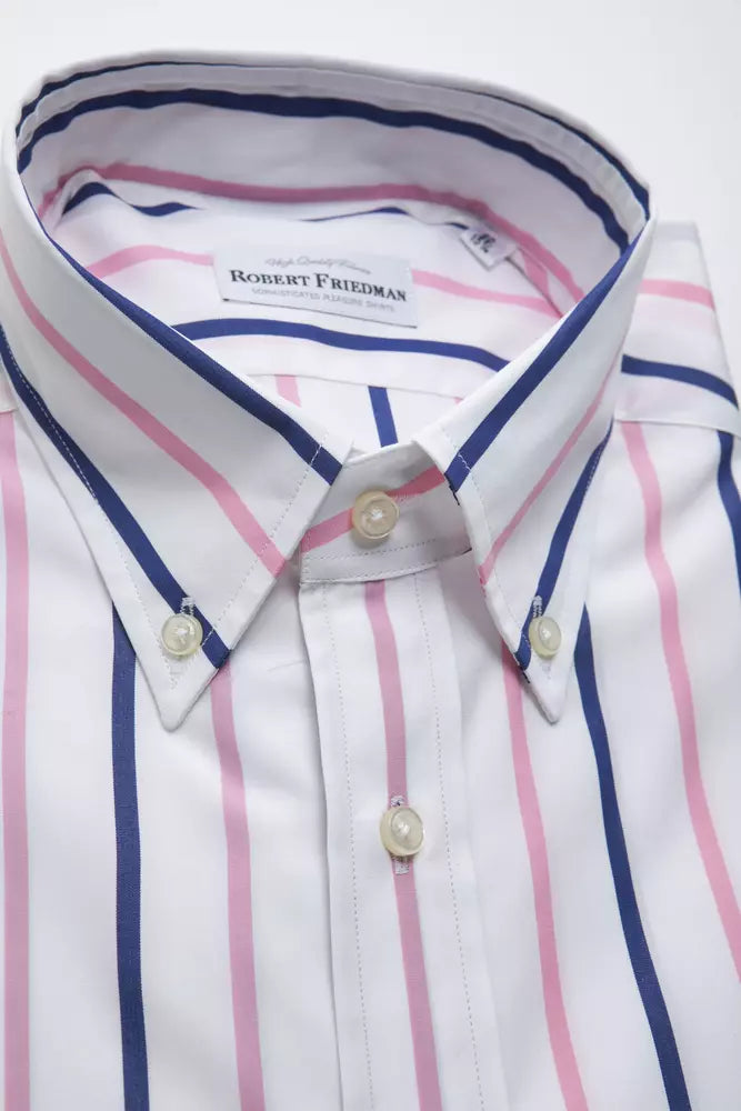White Cotton Men's Shirt