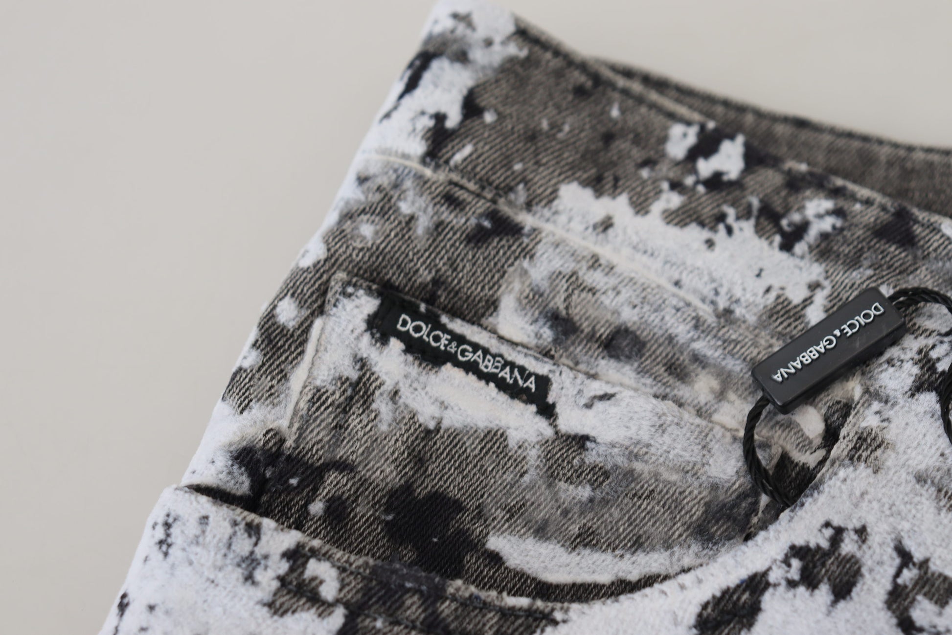 Multicolor Cotton Tie Dye Skinny Denim Jeans