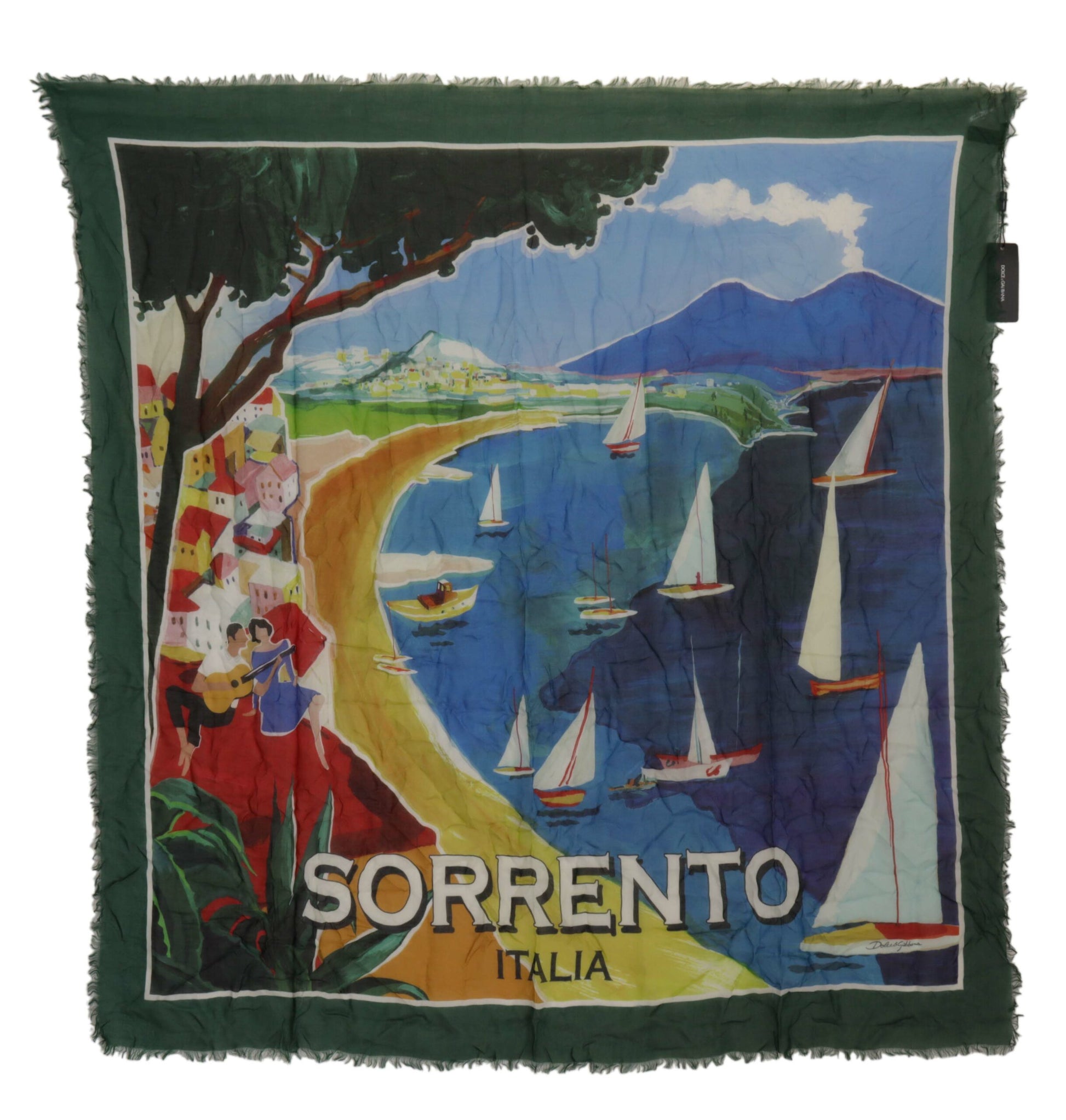 Multicolor Sorrento DG Shawl Fringe Scarf