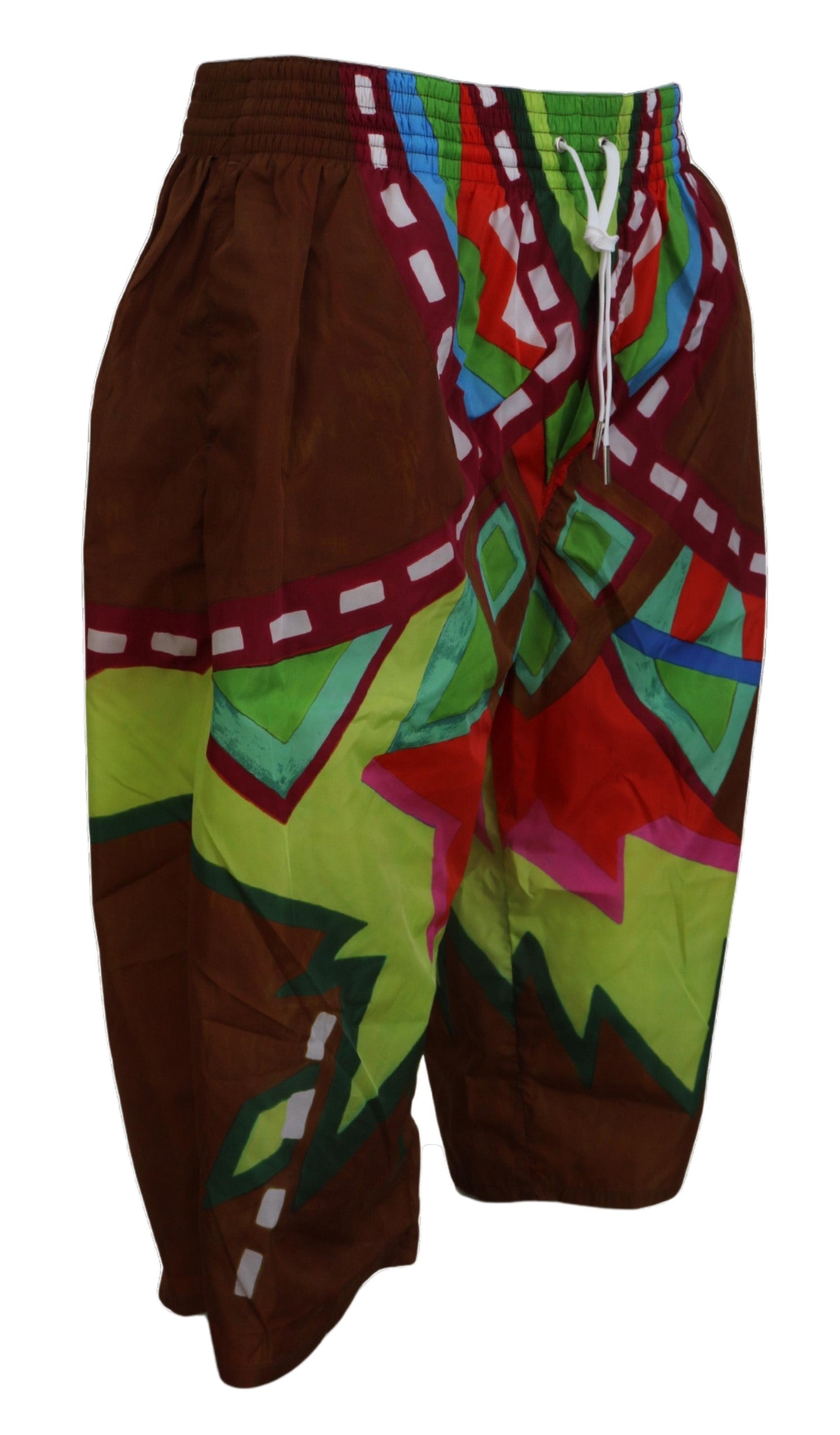 Multicolor Printed Men Beachwear Shorts Swimwear
