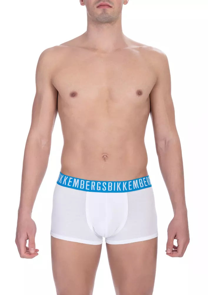 White Cotton Men's Trunk Underwear
