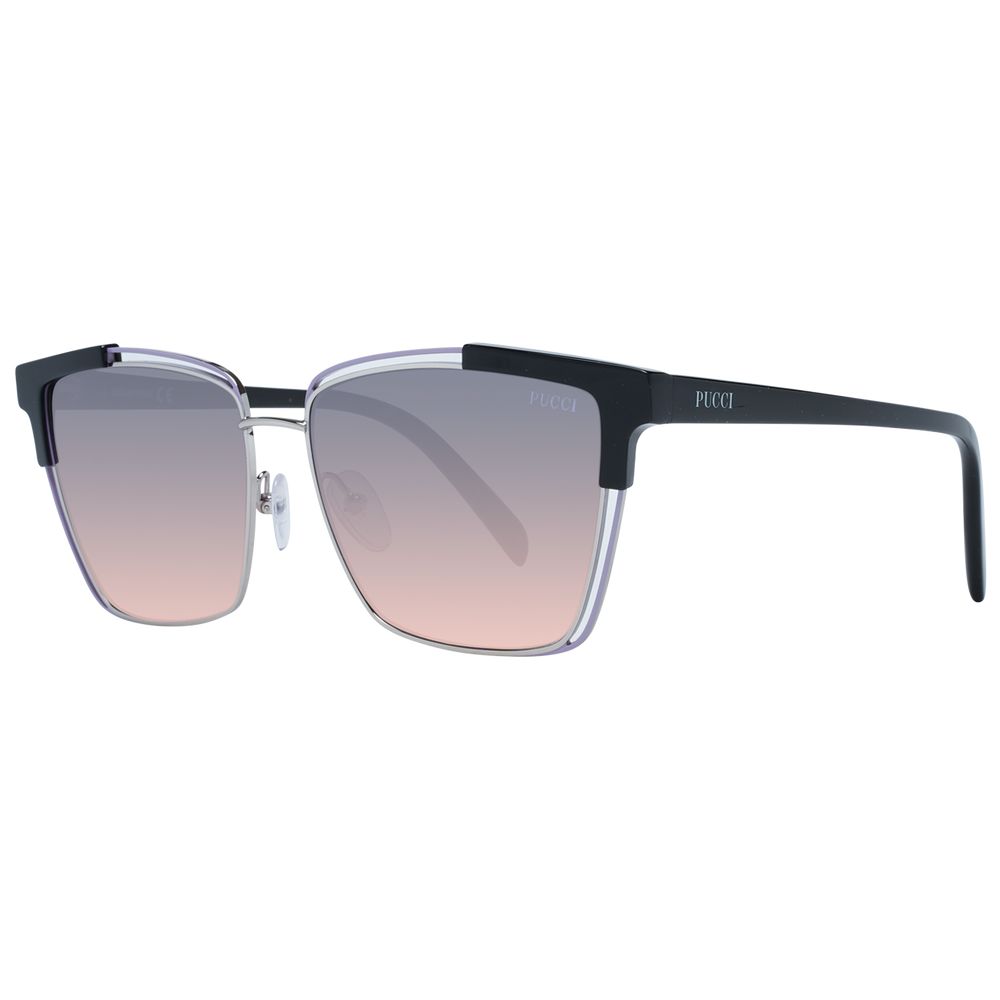 Multicolor Acetate & Metal Sunglasses