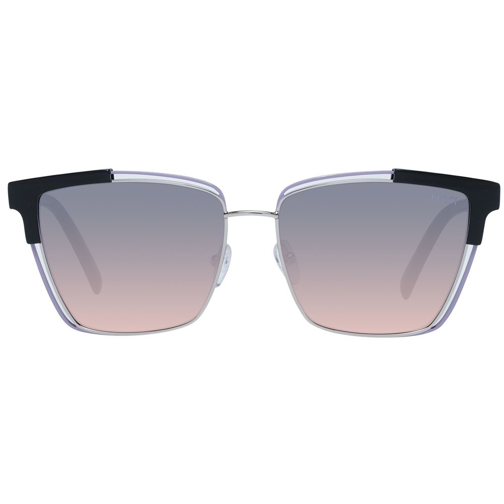 Multicolor Acetate & Metal Sunglasses