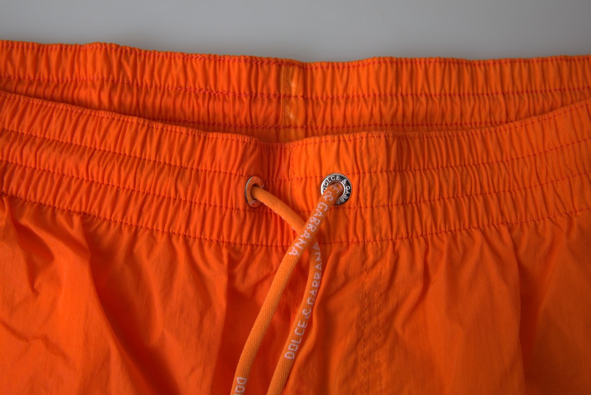 Orange Blue Gradient Beachwear Swimwear Shorts
