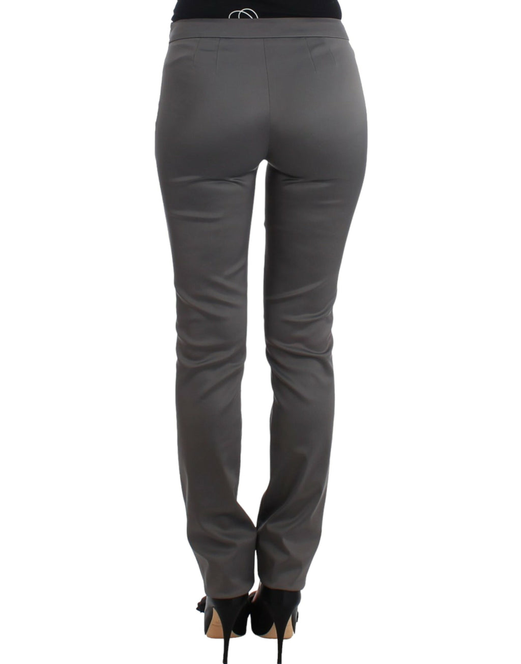 Gray slim fit pants