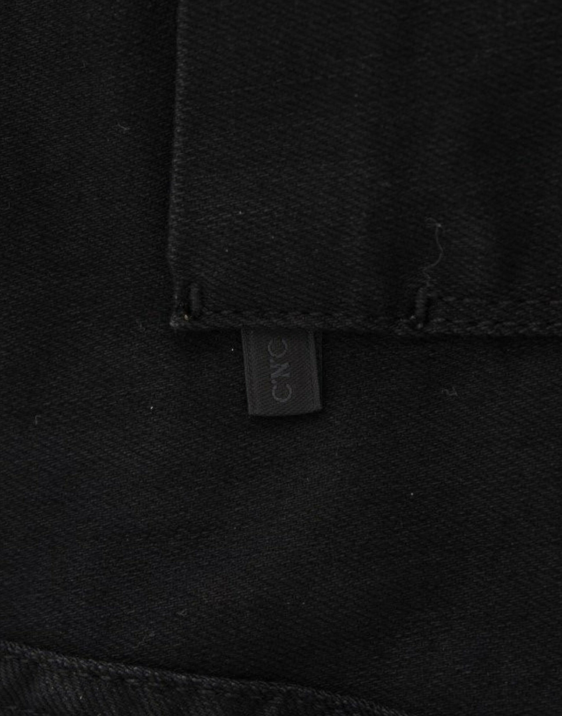 Black straight leg jeans