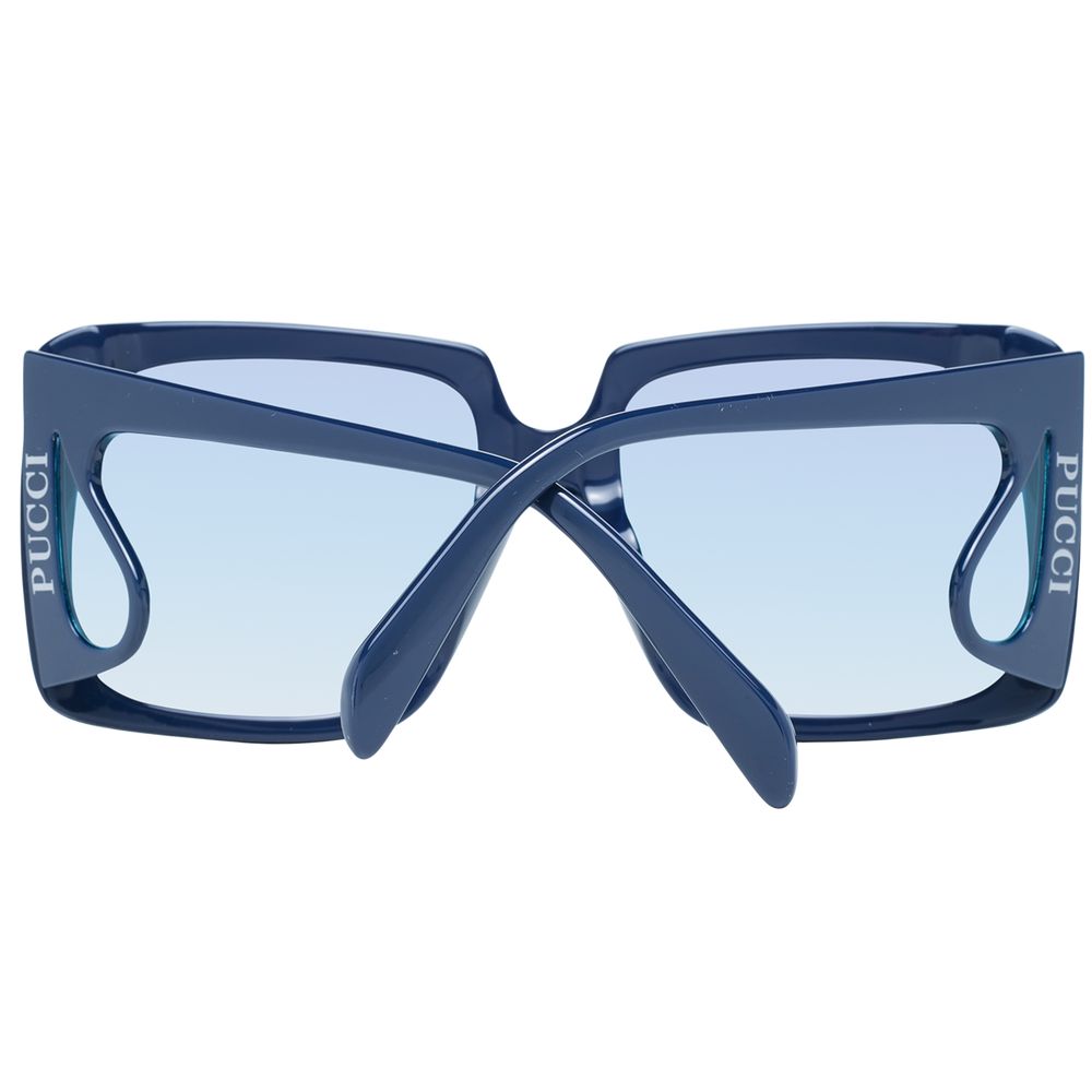 Blue Plastic Sunglasses