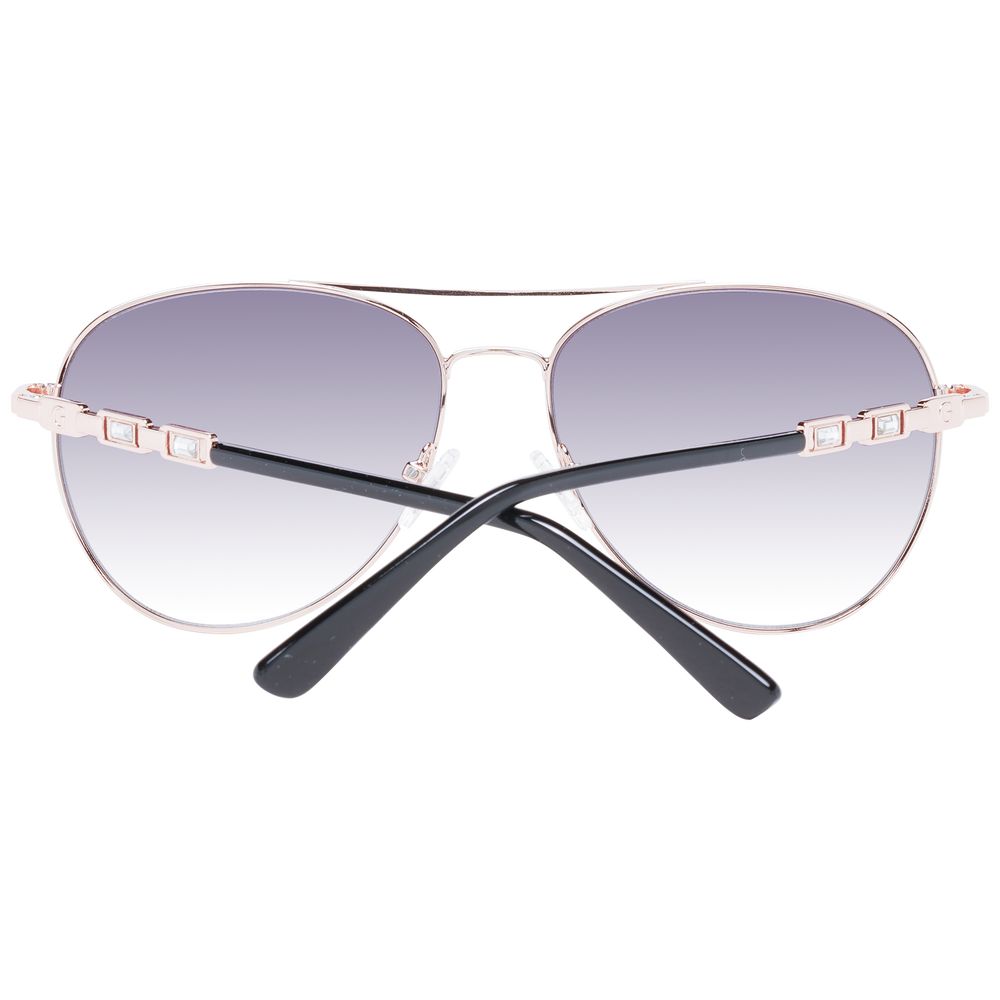 Rose Gold Metal Sunglasses