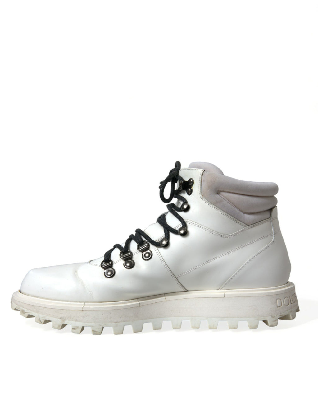 White Vulcano Trekking Ankle Boots Shoes