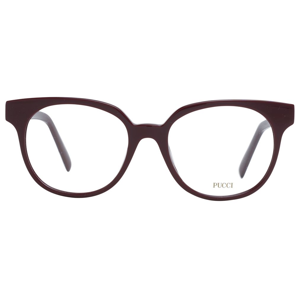 Burgundy Plastic Glasses (Frames)