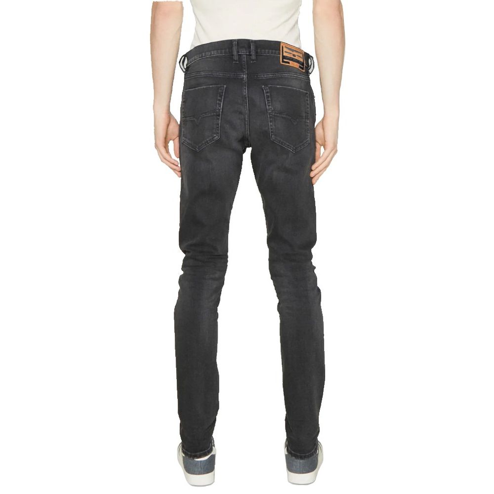 Black Cotton Men Jeans