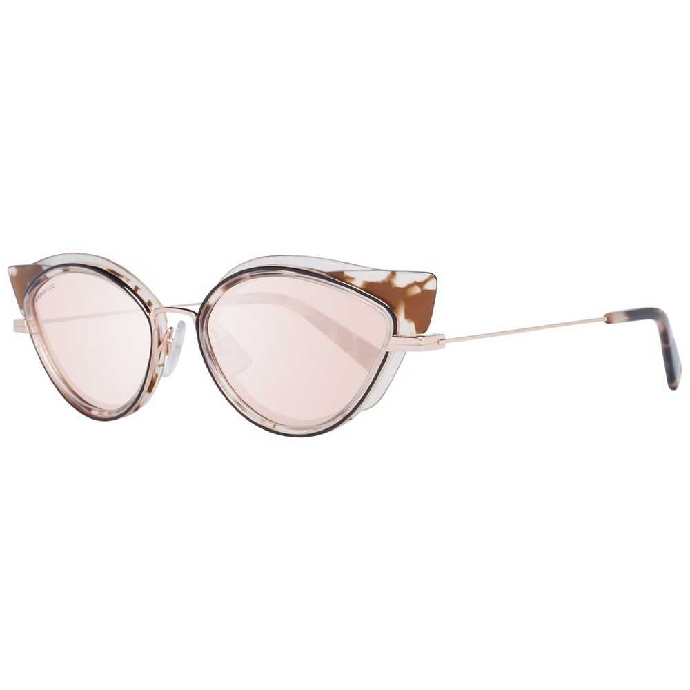 Brown Metal & Plastic Sunglasses