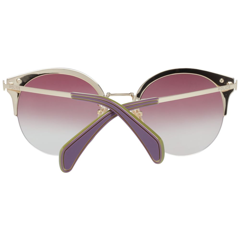 Gold Metal & Plastic Sunglasses