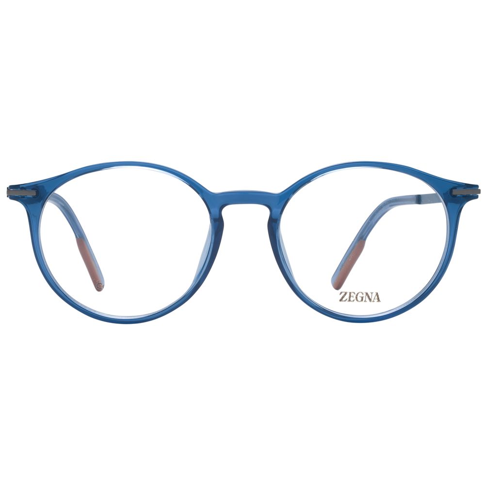 Blue Plastic & Titanium Glasses (Frames)