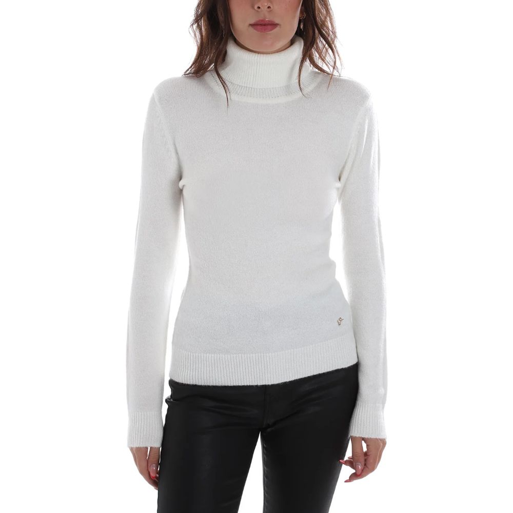 White Viscose Sweater