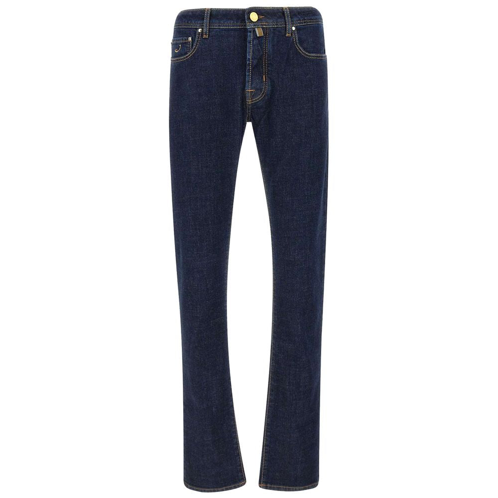 Blue Stretch Denim Men's Jeans