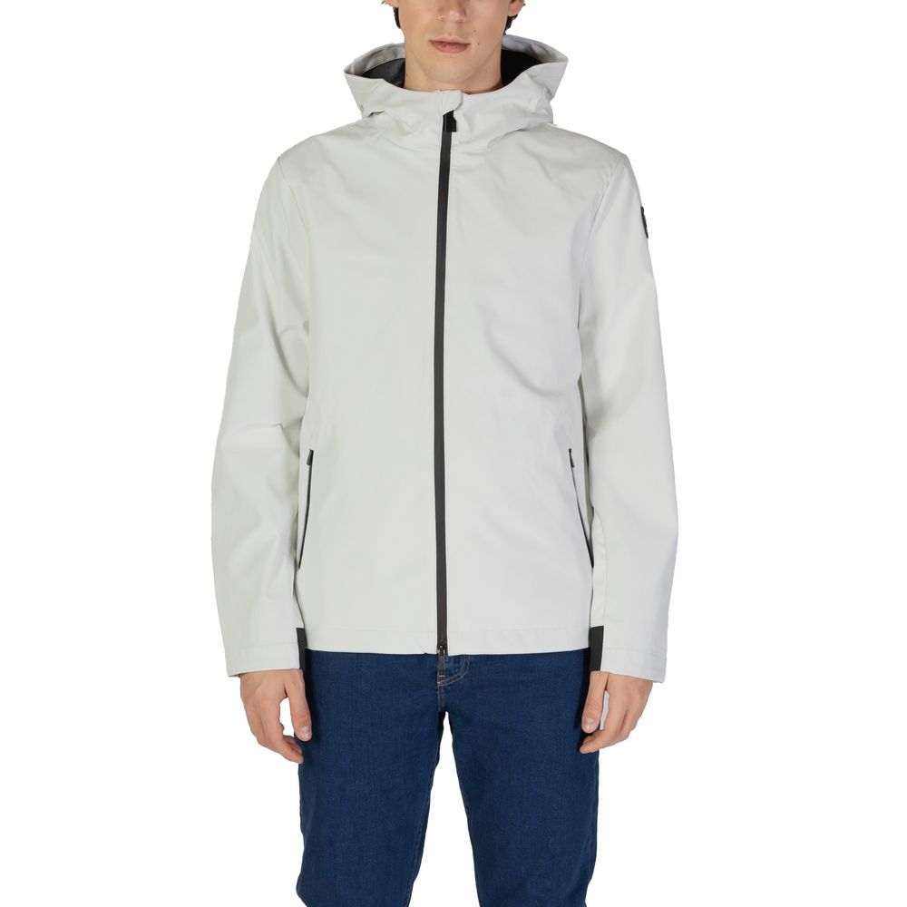 Cream Polyester Shell Jacket