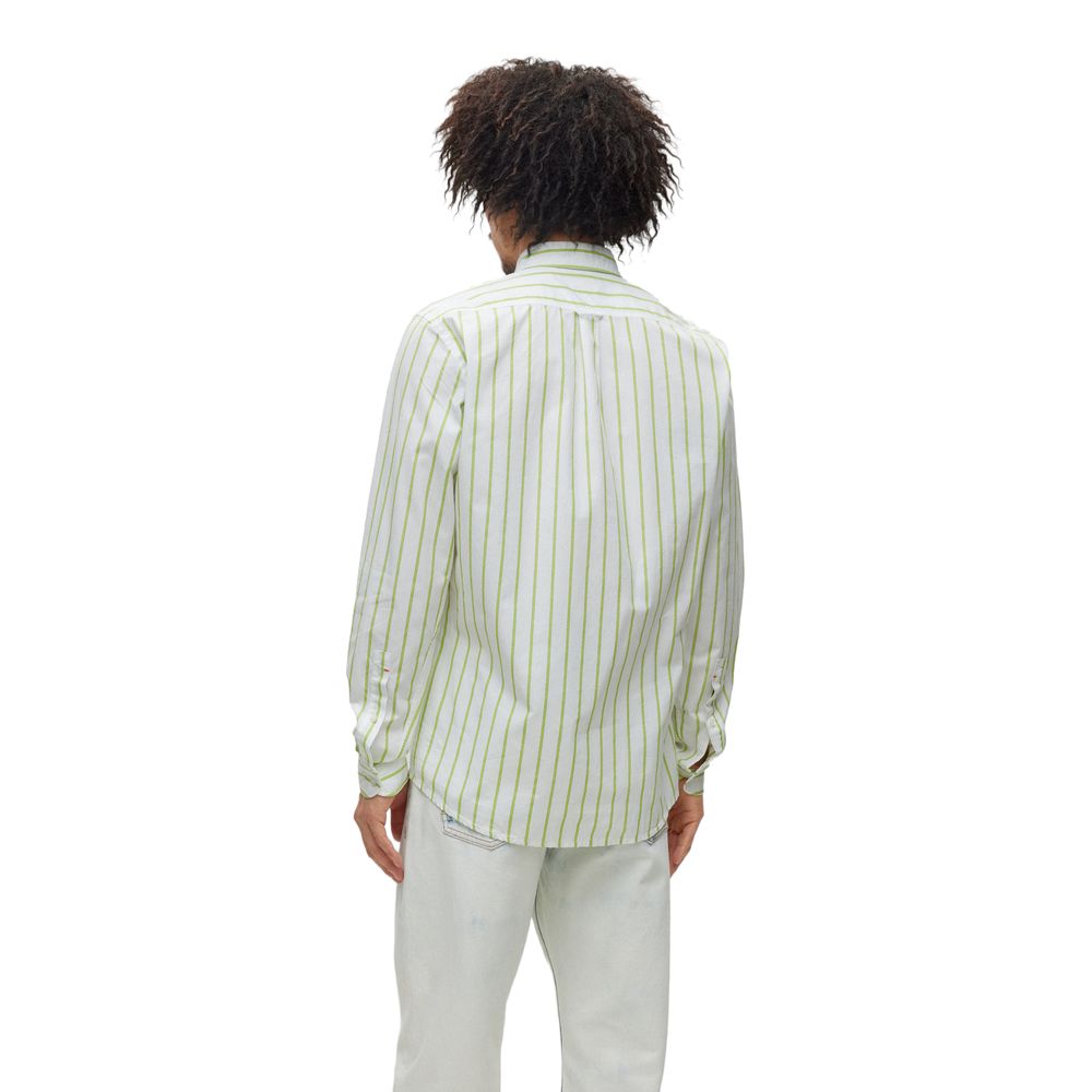 Bicolor Cotton Dress Shirt