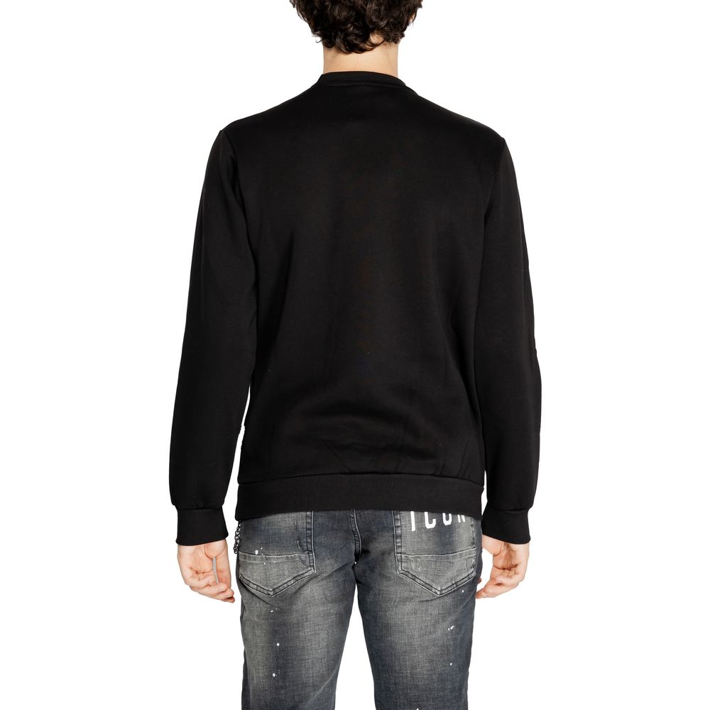 Black Cotton Sweatshirt