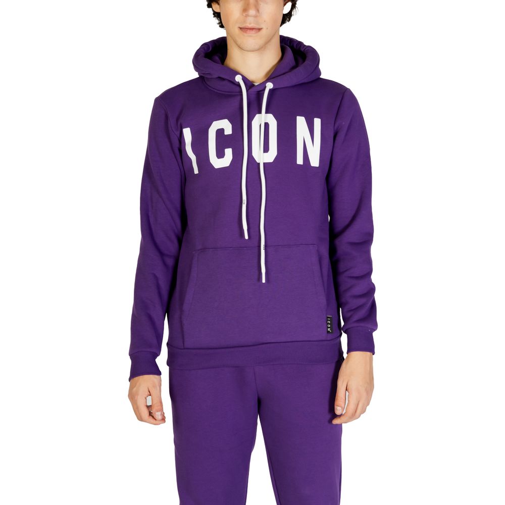 Purple Cotton Hoodie