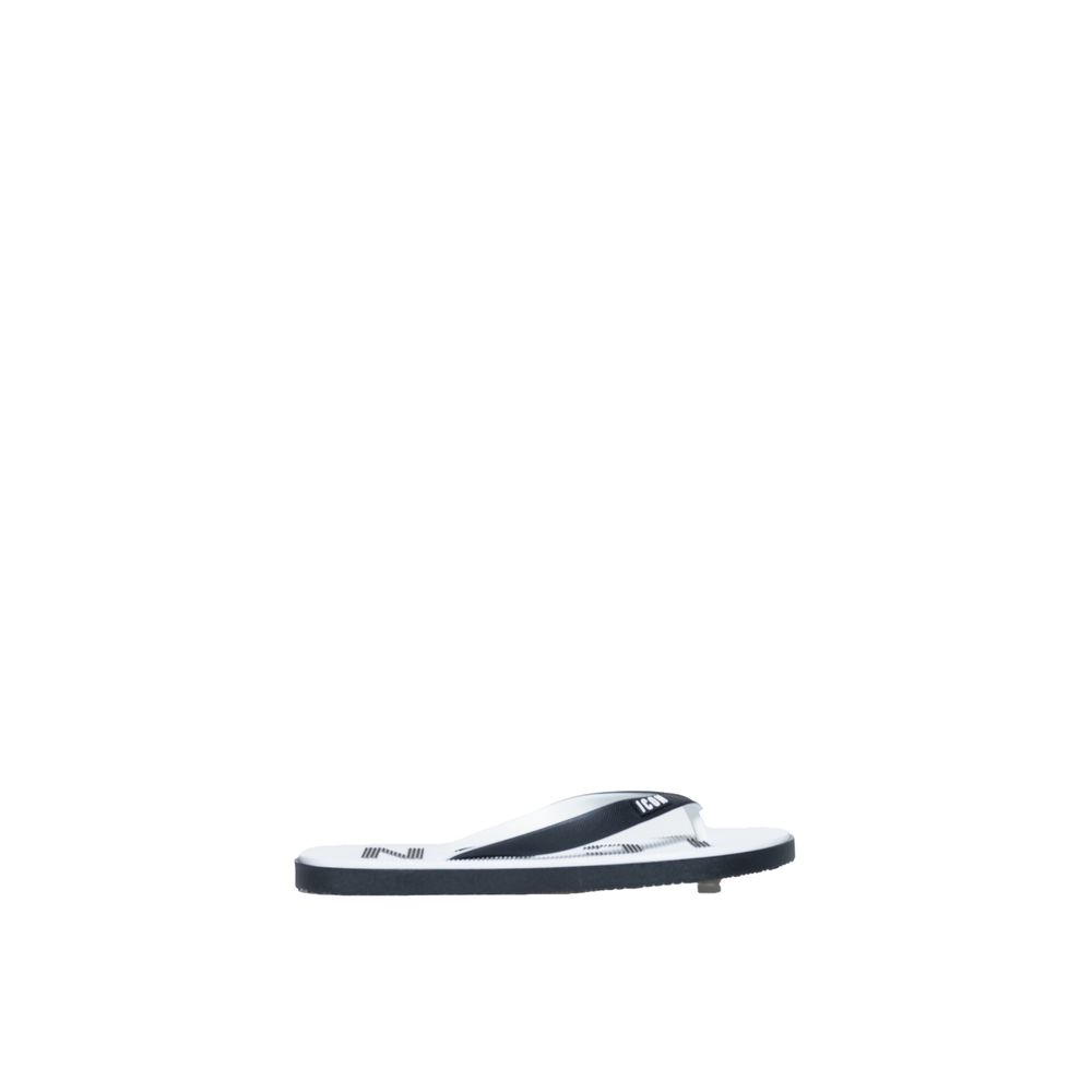 White Rubber Flip-Flop Sandal