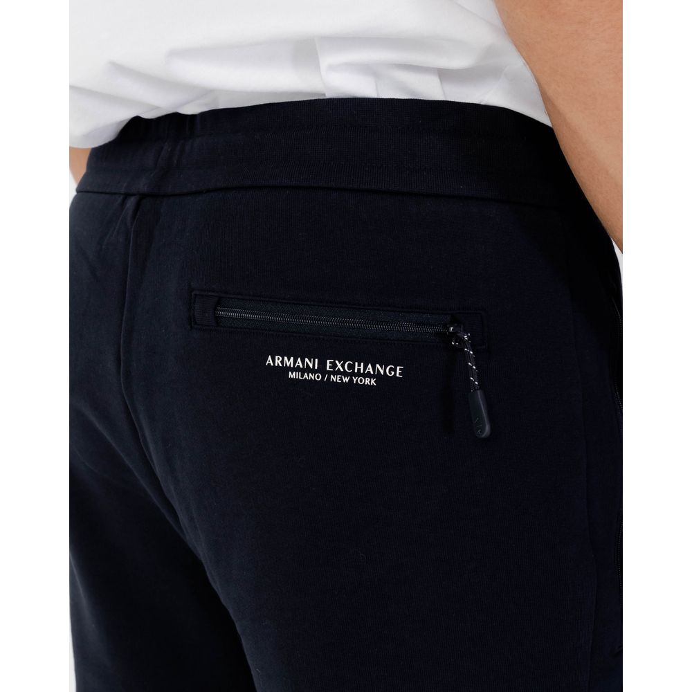 Blue Cotton Joggers (Workout Pants)