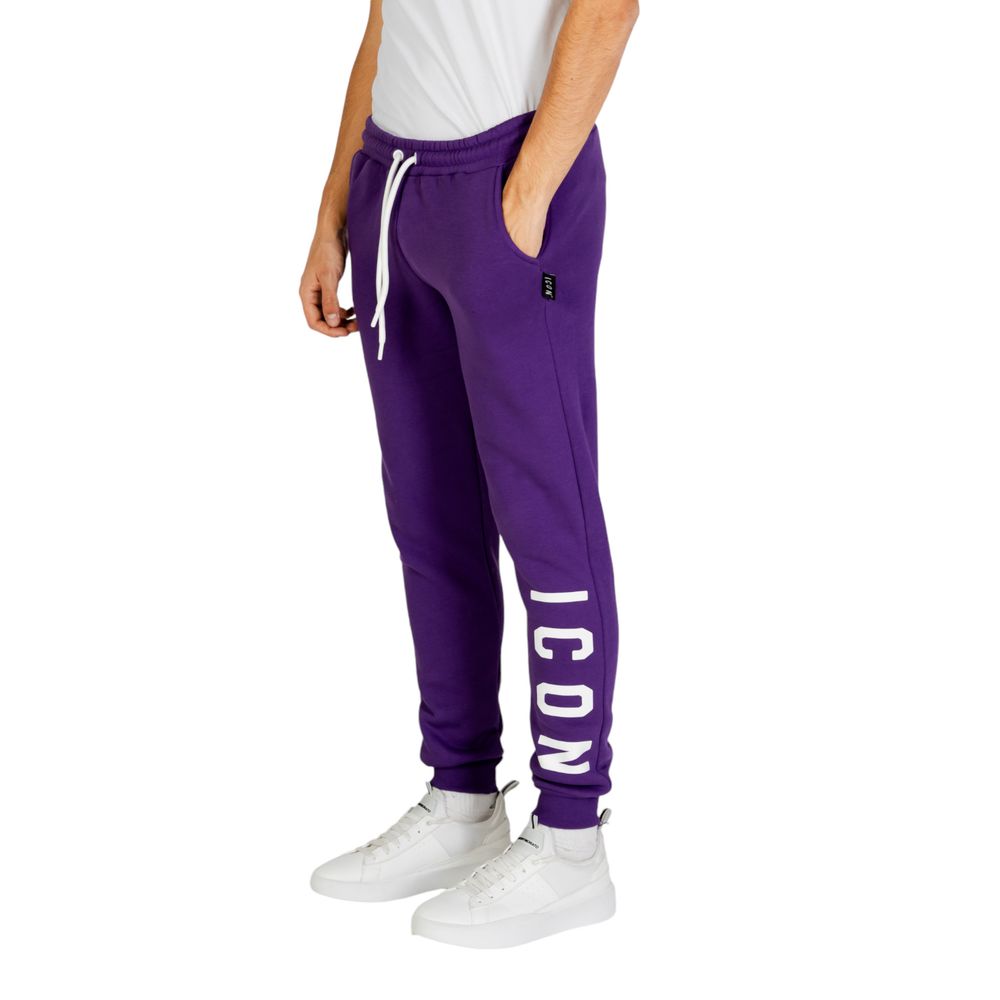 Purple Cotton Joggers (Workout Pants)
