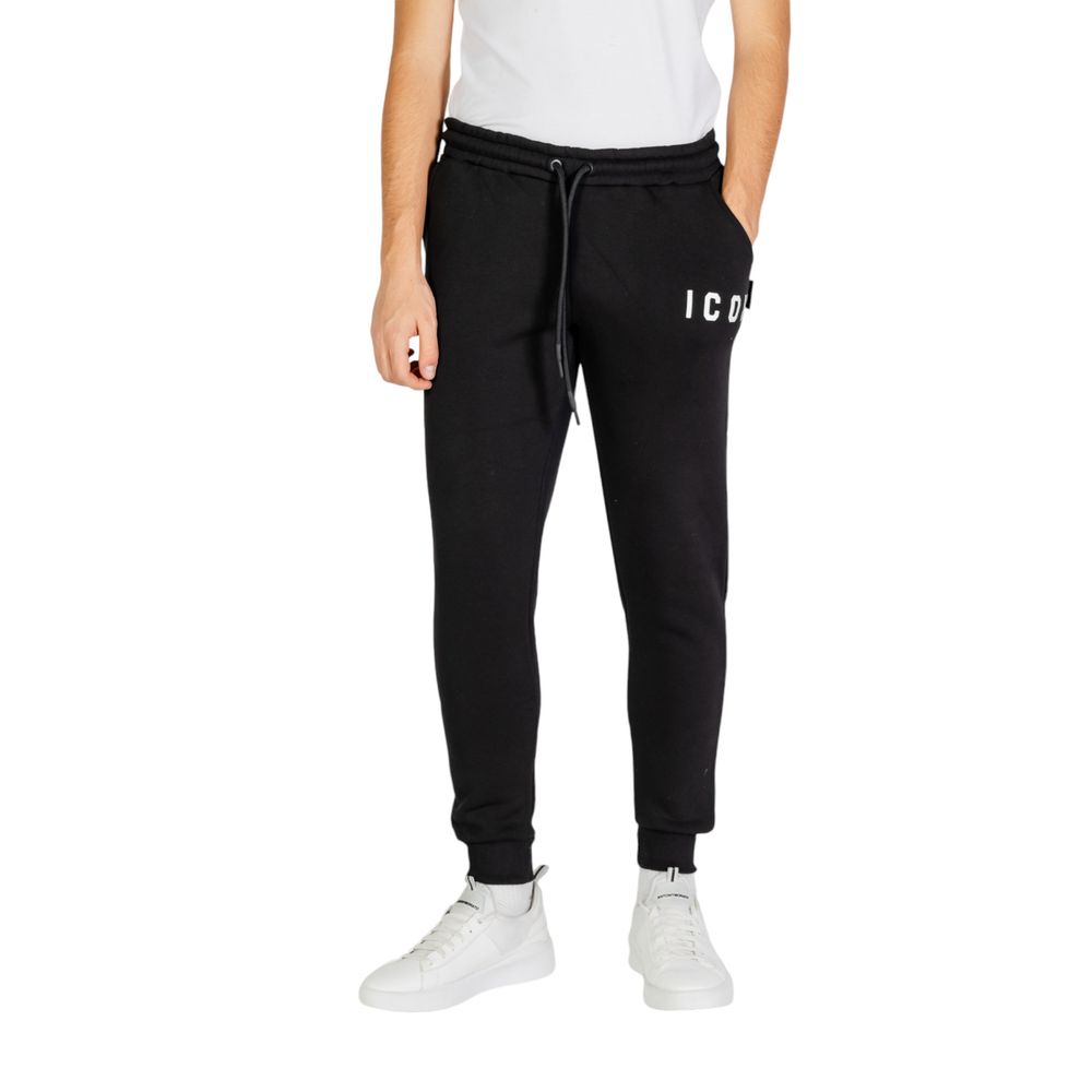 Black And White Cotton Joggers Workout Pant