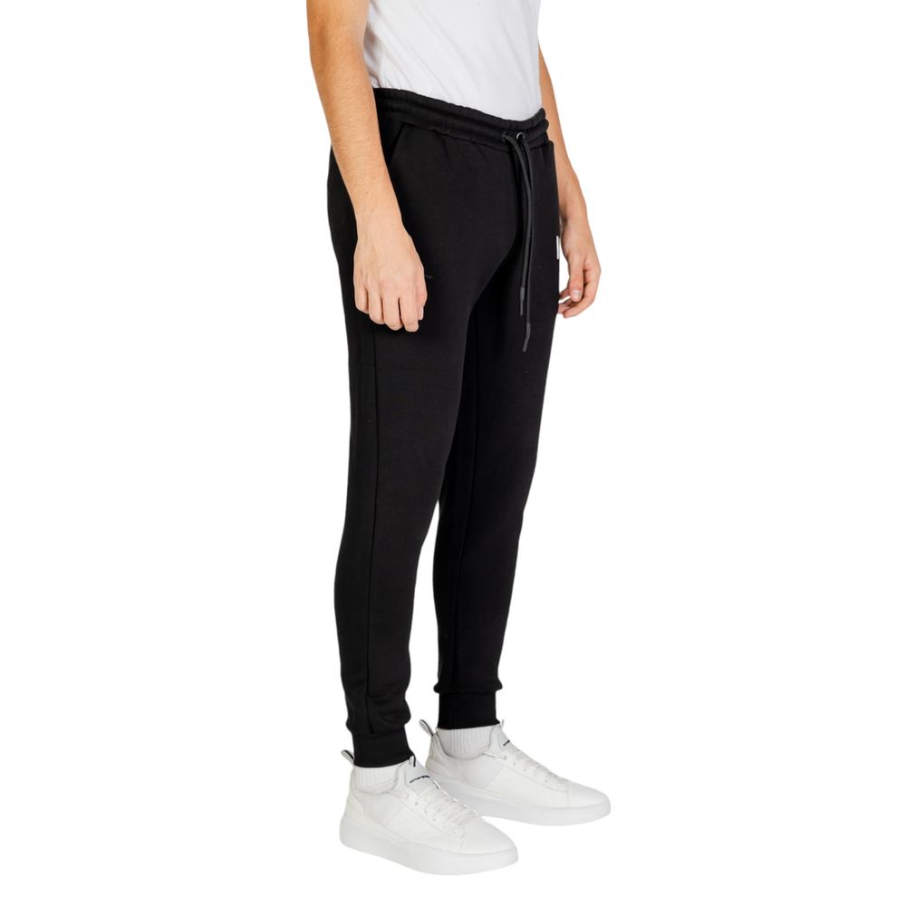 Black And White Cotton Joggers Workout Pant