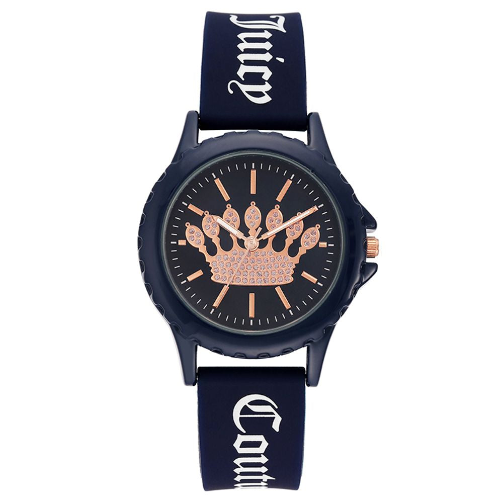Blue Synthetic Dress Watch