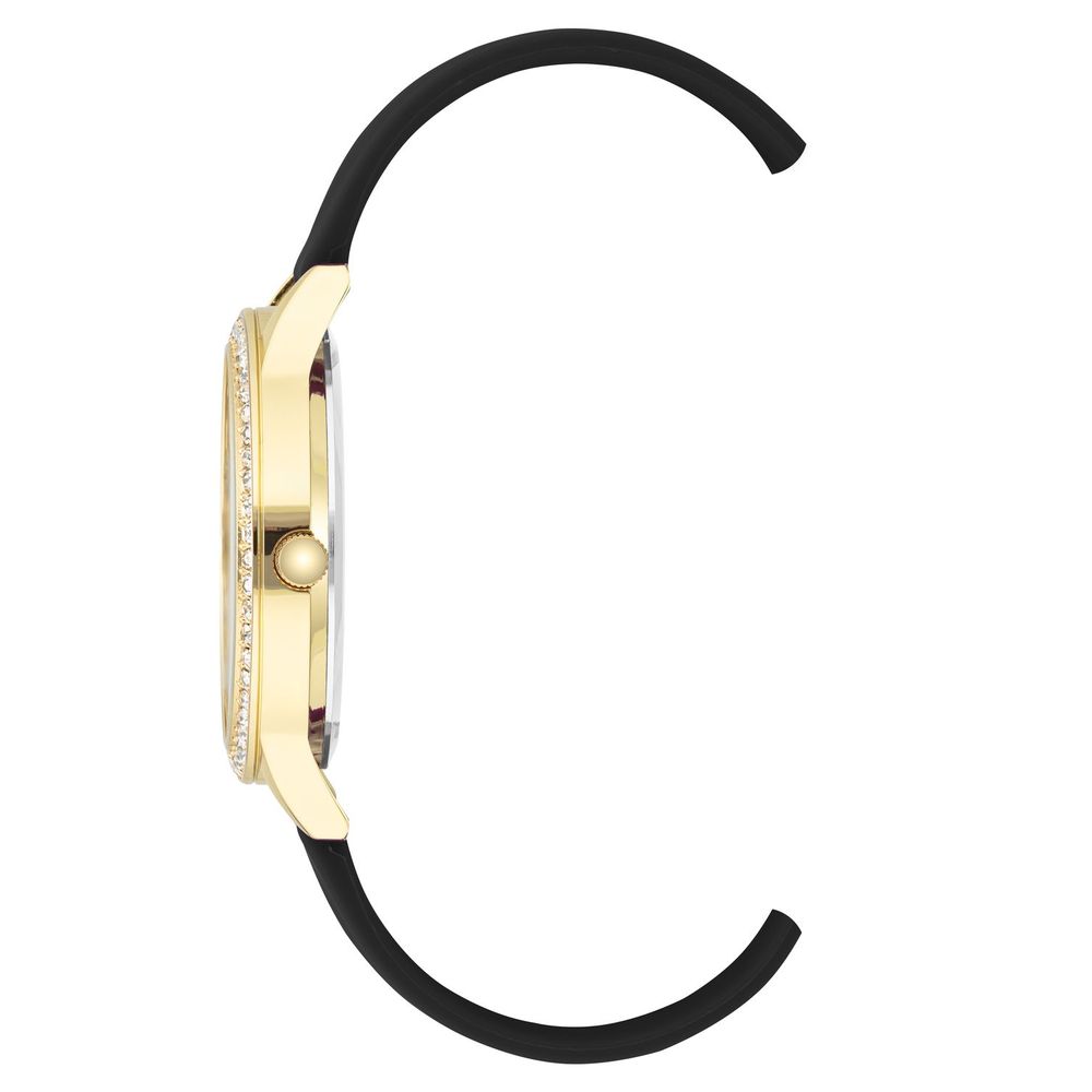 Black Synthetic Dress Watch