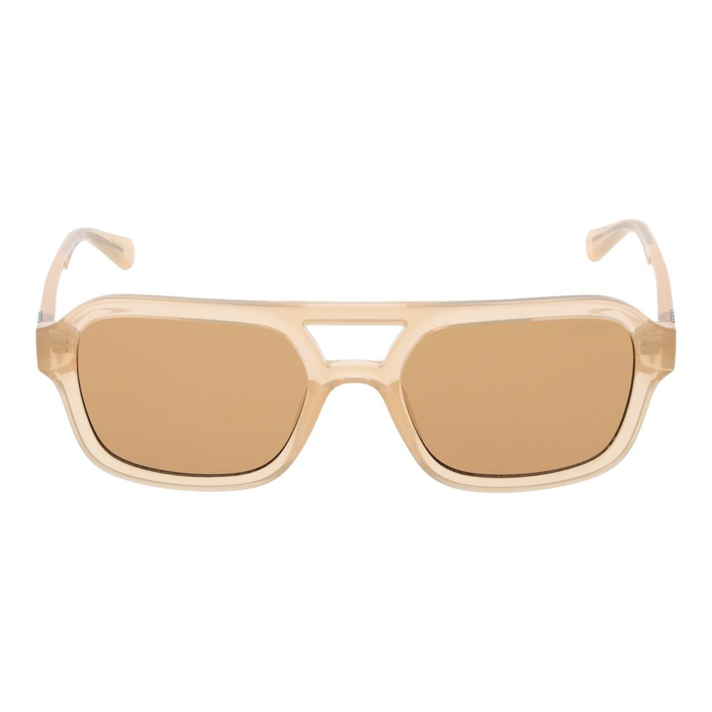 Beige Plastic Sunglasses
