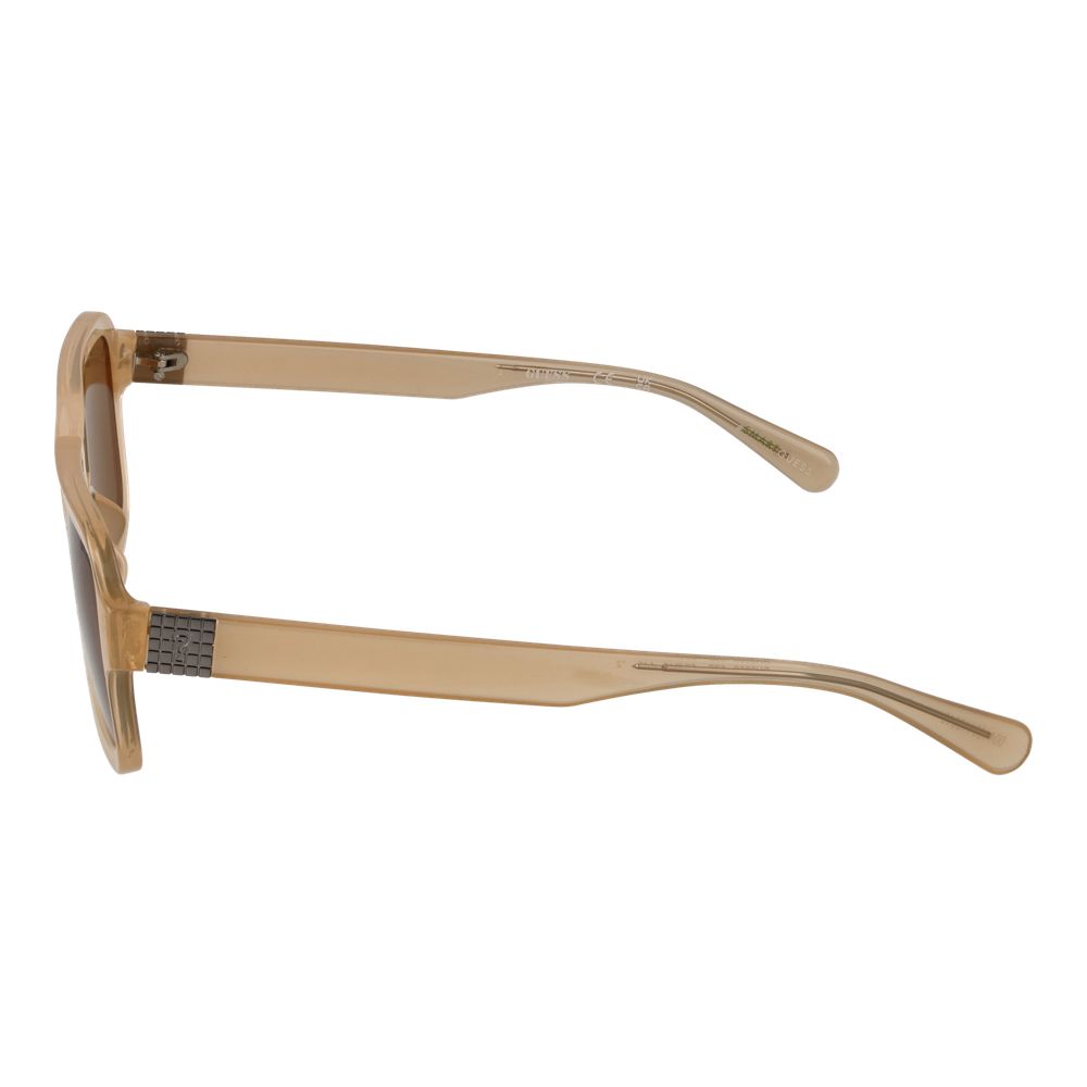 Beige Plastic Sunglasses
