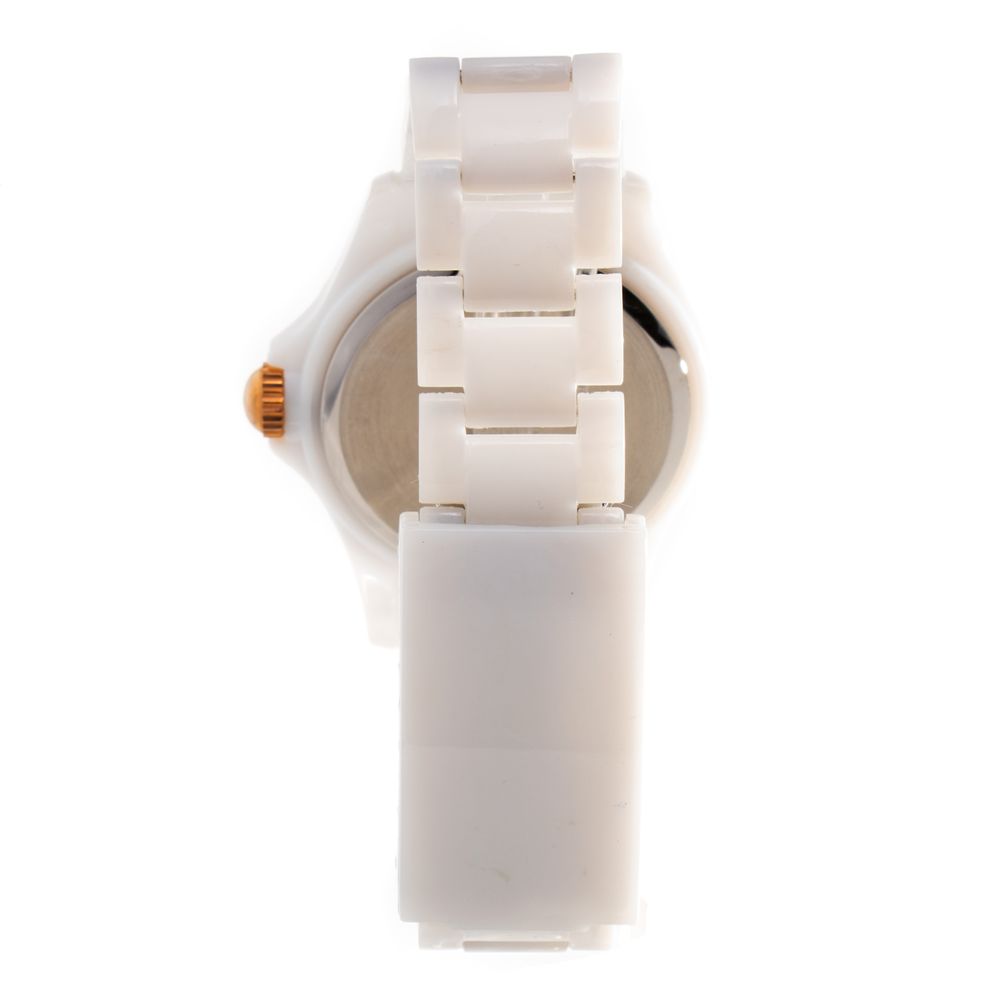 White Plastic Dress Watch