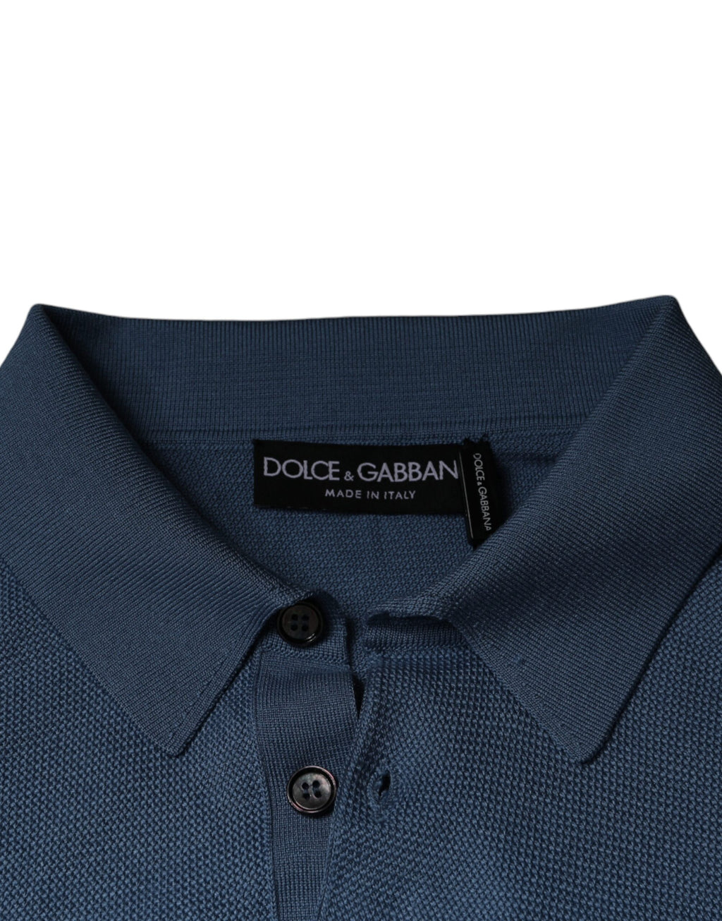 Sky Blue Silk Collared Men Pullover Sweater