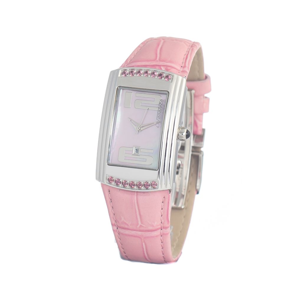 Multicolor Leather Dress Watch