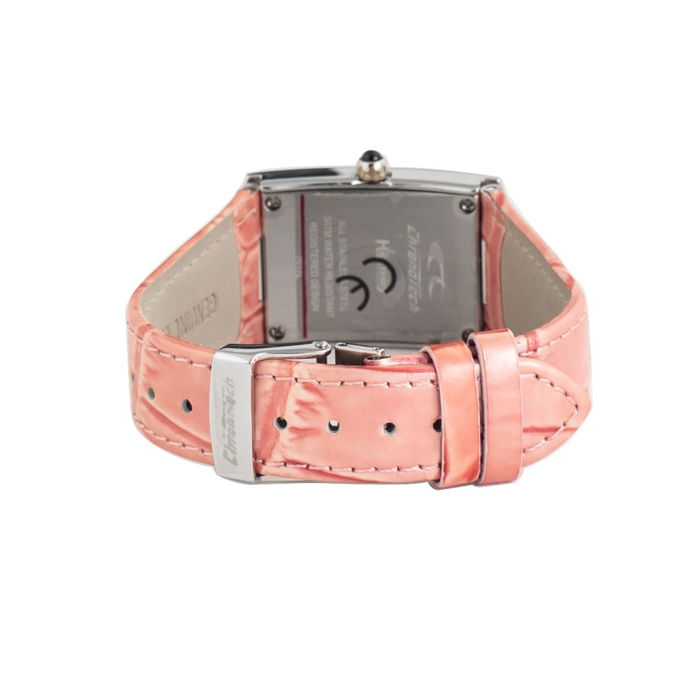 Multicolor Leather Dress Watch