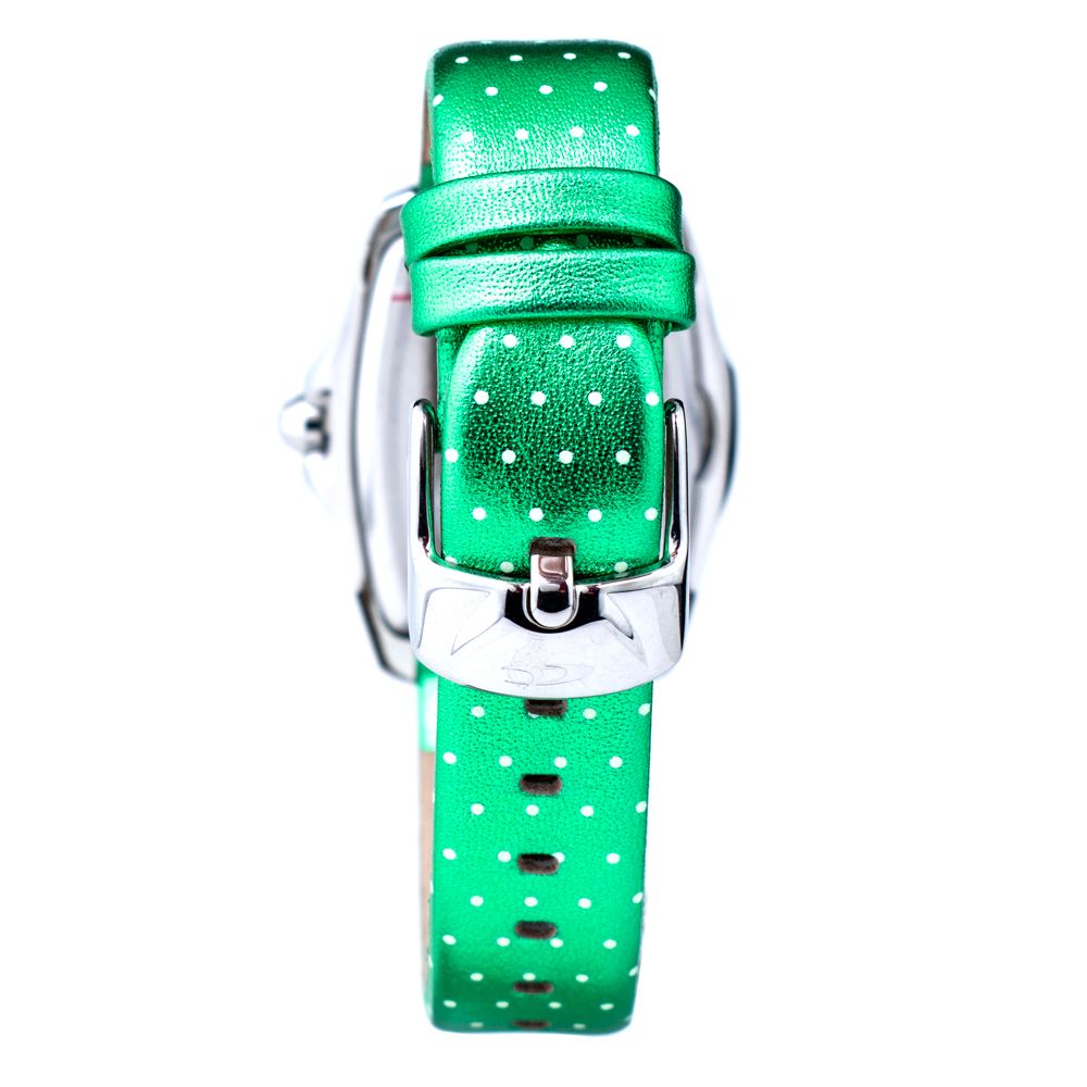 Bicolor Leather Dress Watch