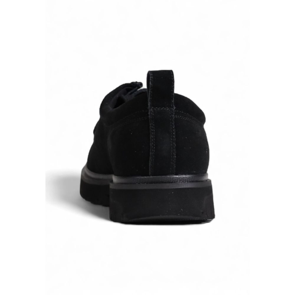 Black Suede Leather Oxfords And Derby