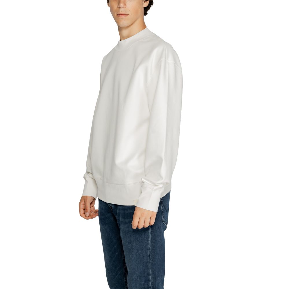 White Recycled Cotton Sweatshirt