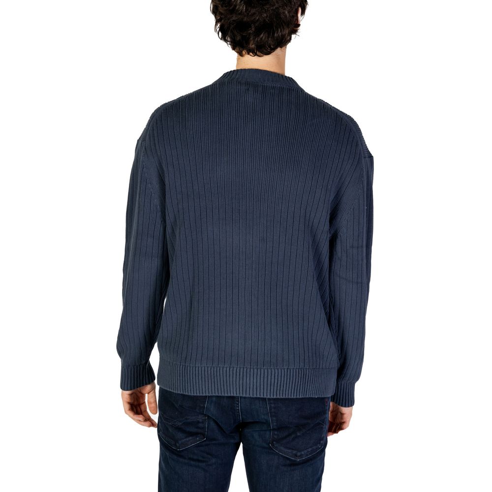 Blue Cotton Sweatshirt