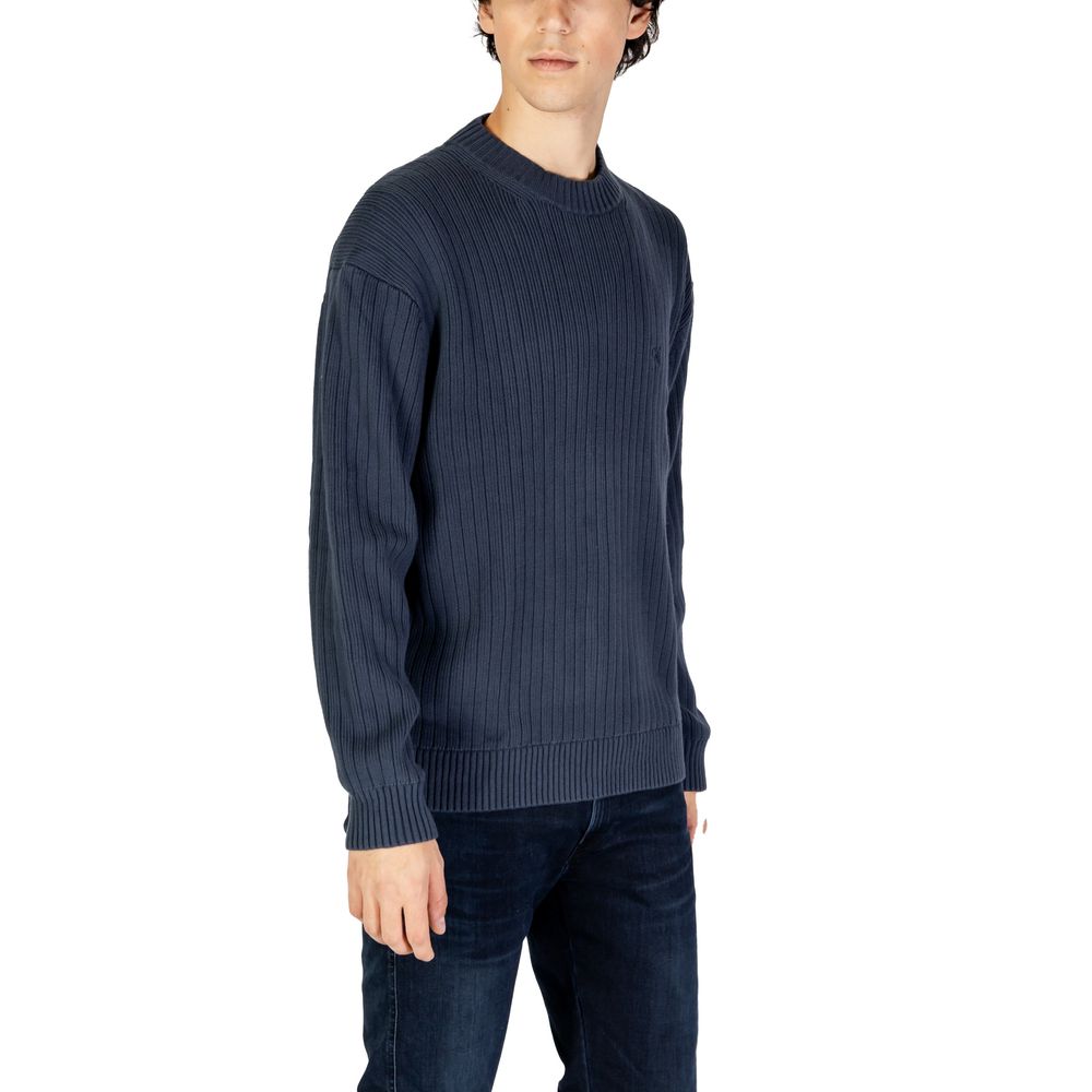 Blue Cotton Sweatshirt